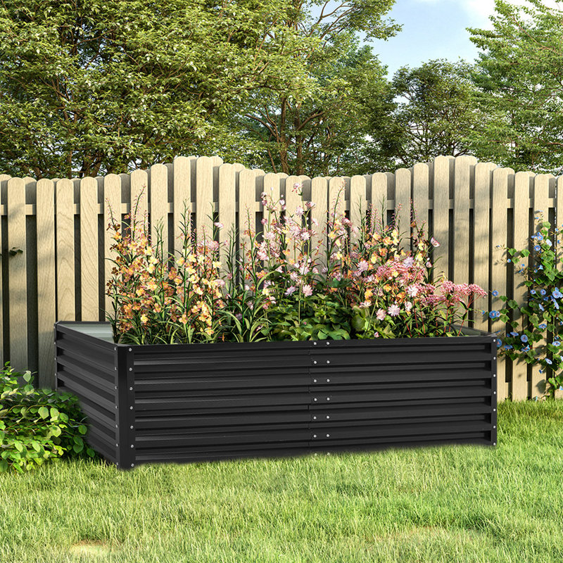 Planter Box, 57cm H x 180cm W x 90cm D, Anthracite