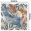Tahiri Garden 10" x 10" Porcelain Patterned Wall & Floor Tile