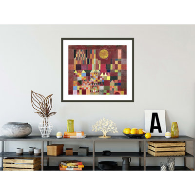 «Castle and Sun» par Paul Klee, impression giclée encadrée