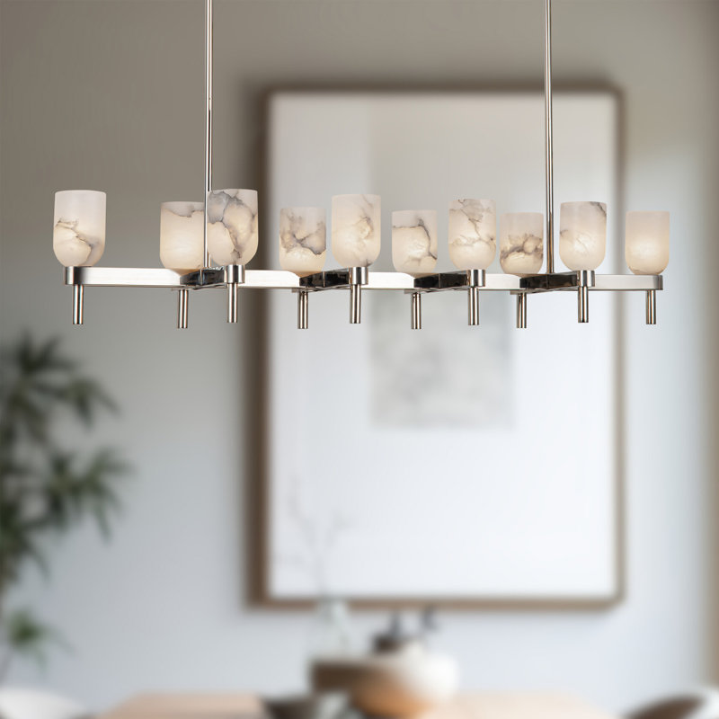 Lucian 10 - Light Pendant, Polished Nickel