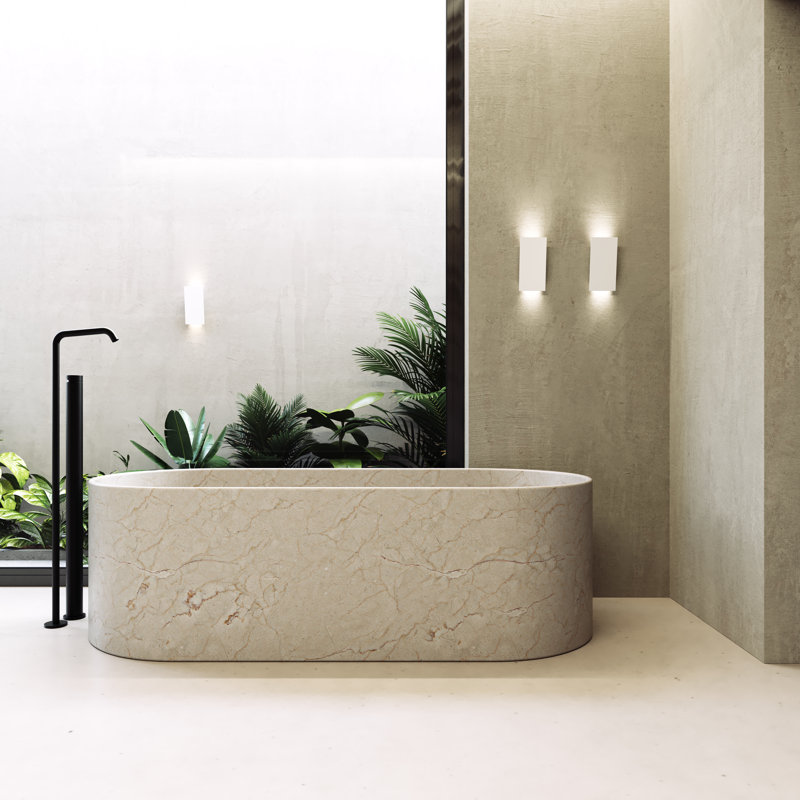 Ang Plane Narrow 1-Light LED Flush Mount