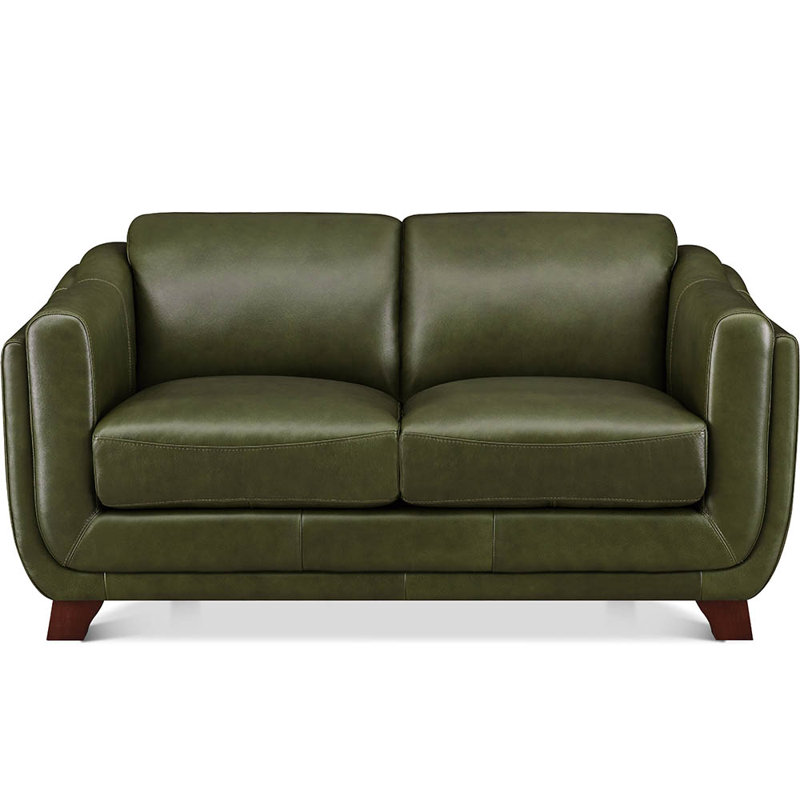 Causeuse en cuir fleur Cactier