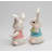 Dancing Easter Bunny Salt And Pepper Shaker Set