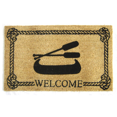 Bateau nautique et avirons 30 po x 18 po tapis de porte extérieur antidérapant Ascencio