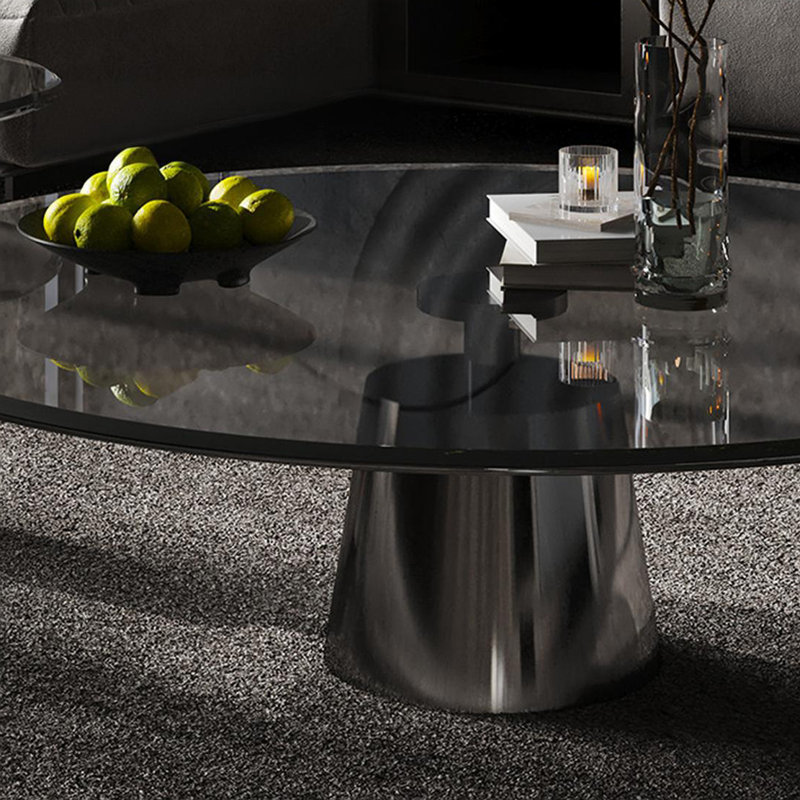 Table basse italienne Italian Minimalist, H 14,56 po x L 39,37 po x l 39,37 po