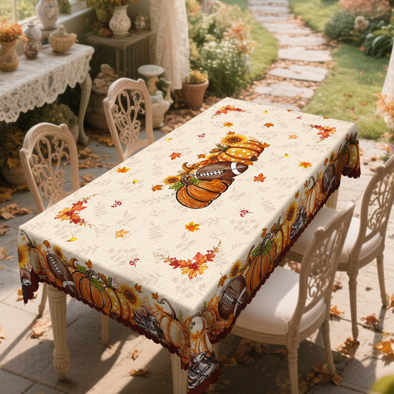 Nappe en polyester 1pc Autumn Decor, L 86 po x l 60 po