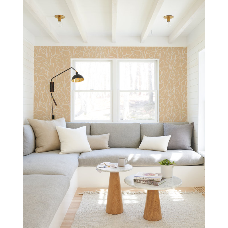 Solandra Vine Sisal Wallpaper, Straw