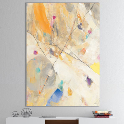 «Spring Minimalist Confetti II», reproduction d'art sur toile moderne