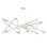 Orbit - 12 Light Chandelier - Polished Nickel Finish
