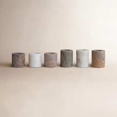 Macpherson Genuine Marble Candle Holder
