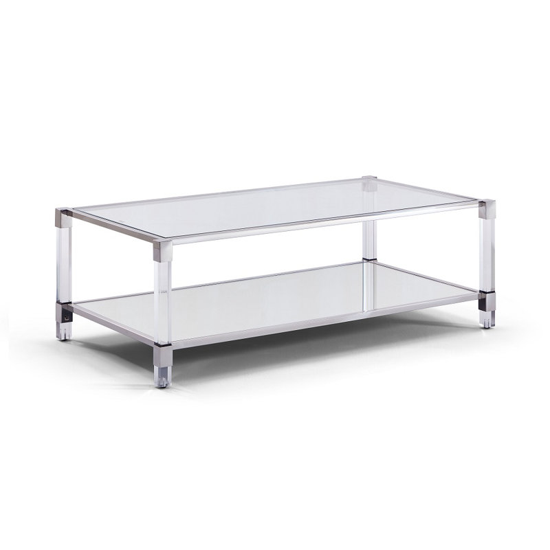 Table basse Cypress, Argent