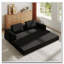 Canapé-lit convertible en velours côtelé avec coussin cylindrique Corduroy-336663278