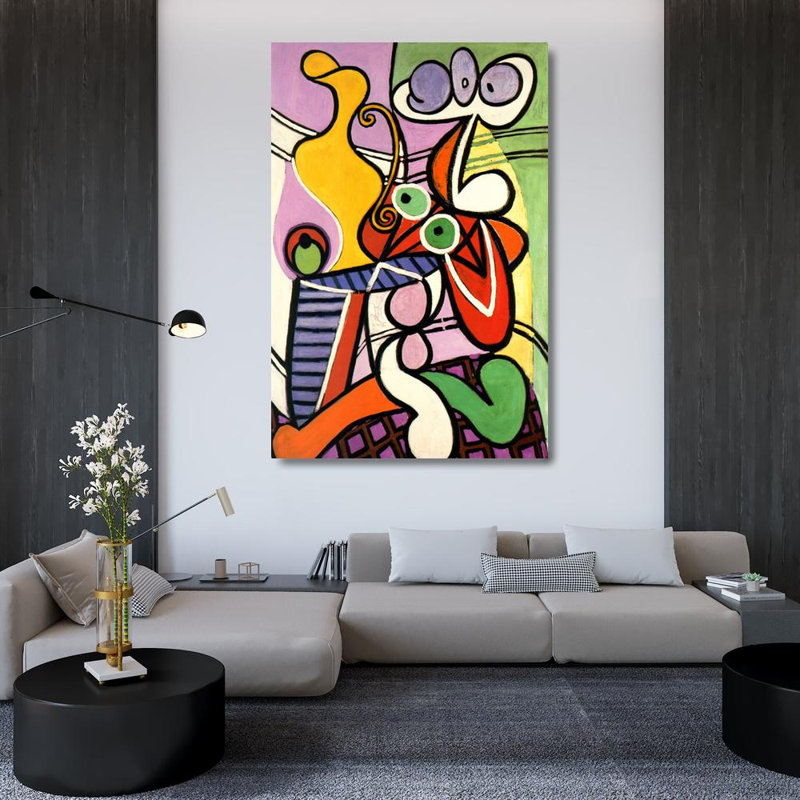 Grande table nature morte avec piédestal, H 48 po x l 32 po