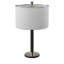 Lampe de table en acier brossé 28 po Kostya