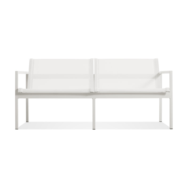 Skiff Outdoor 2 - Seat Loveseat, White