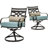 Elmfield 10 - Person Metal Patio Dining Set with Rectangular Table , Cushions Included-1922098613