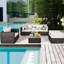 Ensemble de conversation modulaire en rotin 7 pièces avec coussins Patiojoy-1626054406