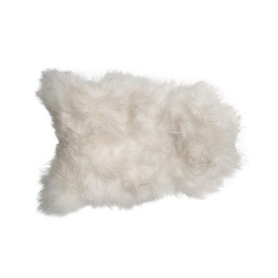 Tapis en laine de mouton à fibre naturelle par fibres longues par Fiberus par Auskin 2 pi x 3,5 pi