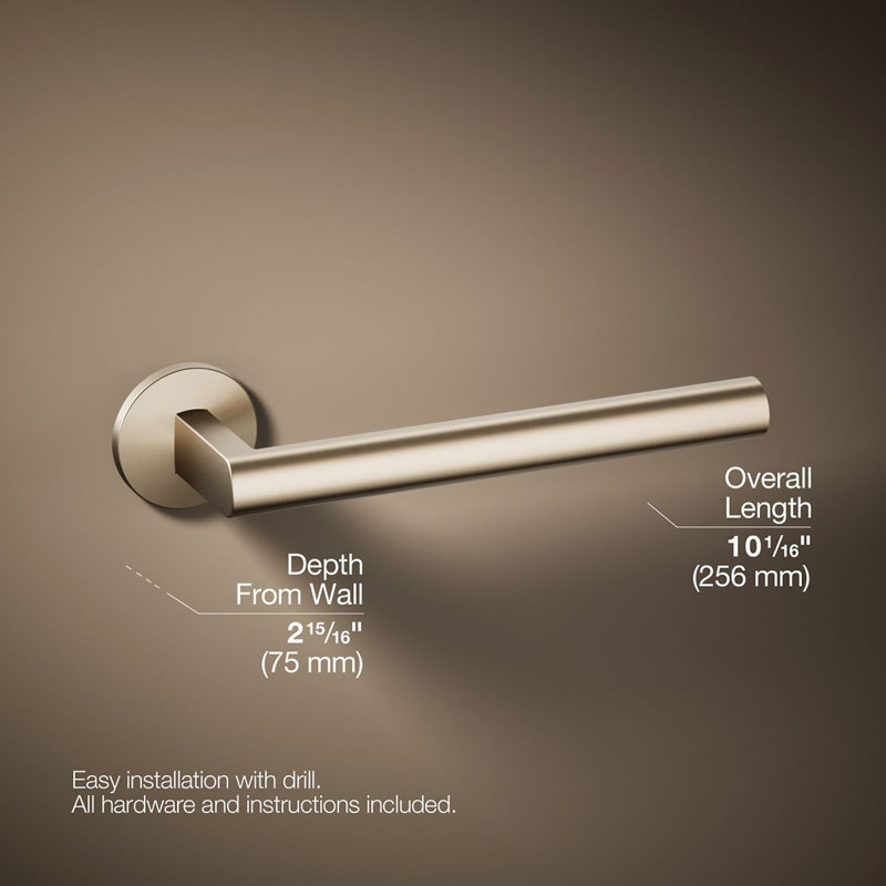 Components™ Towel Arm, Vibrant Brushed Bronze