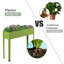 Ranier Wood Elevated Planter-1309603920
