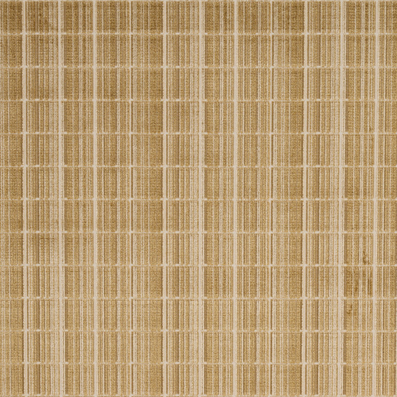 Tissu en velours Corneille, Cuivre