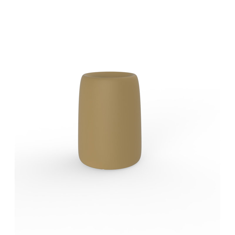 Organic Resin Pot Planter, White, 27.5" H x 20" W x 20" D