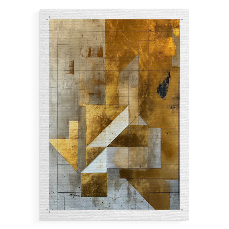 Série ABSTRACT CXVI - Impression sur toile seulement - NON CADRE, H 60 po x l 40 po