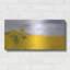 Latitude Run® 'Field Of Yellow II' by Donnie Quillen, Metal Wall Art, 48"x24"-117064267
