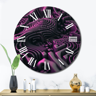 Horloge murale Futuristic Labyrinth