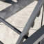 Chaise longue 2 - Maille respirante, aluminium, assise en mailles de patio moderne et solide, solide