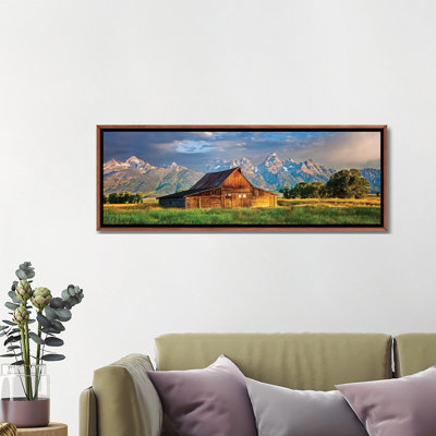 «Grand Teton Panorama, Grand Teton National Park, Wyoming» par Susanne Kremer - reproduction de photo panoramique sur toile