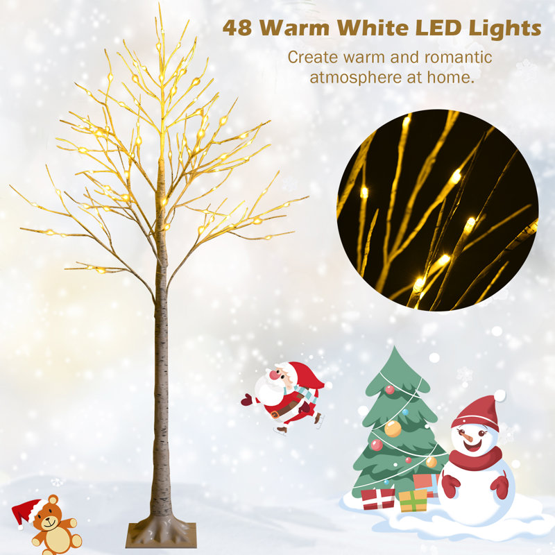 3.94' H Lighted Artificial Christmas Tree