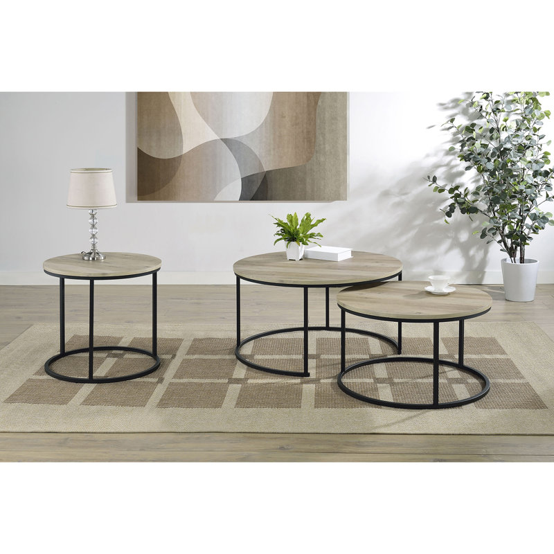 Table basse gigognes 2 pièces