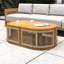 Table ovale en acacia