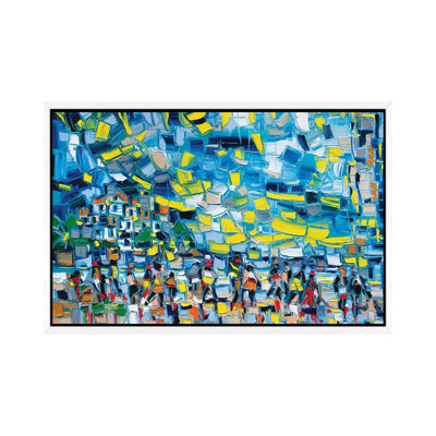 Beach Plaza 1 Piece Painting on Canvas