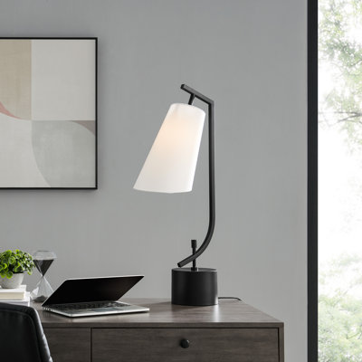 Lampe de table noire 32 "Hamp