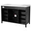 48" Bathroom Vanity With Resin Sink And 8 Drawers-1795530564