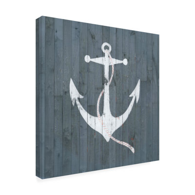 Art sur toile Grace Popp «Nautical Plank IV»
