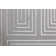 Metro-Velvet Geometric Area Rug in Silver