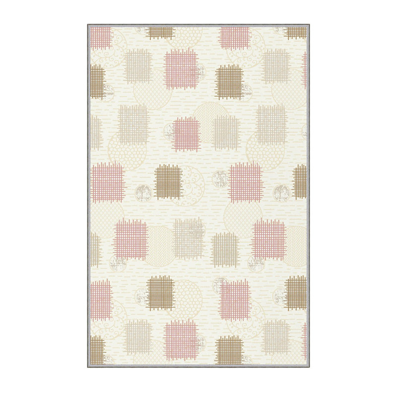 Premium 3D Digital Printed Carpet, 4. x 5.9 ft, 1% Polyester, Pile Height: .3 in, 65 g/m² | Antibacterial, Non-Slip Underside | Machine Washable, Ideal for Living Room, Bedroom, and Kids' Spaces