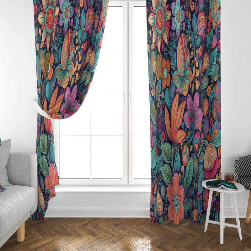 Paire de rideaux obscurcissant Panchu, L 20 po x L 52 po