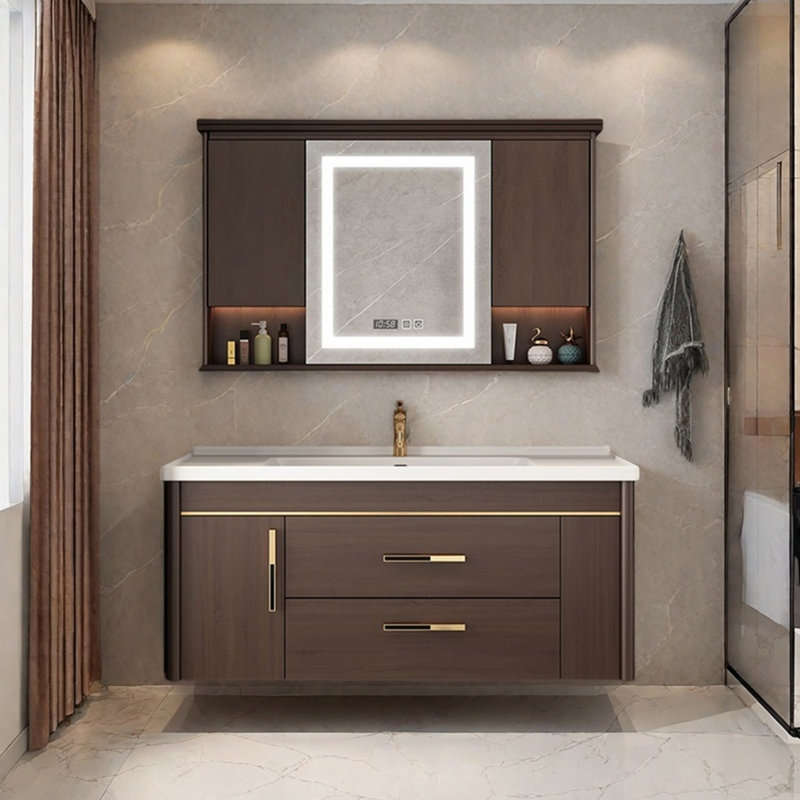 High-end retro and simple bathroom cabinet