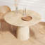 Table de salle à manger circulaire en bois 43 pouces (seulement les tables, pas de chaises)-131166176