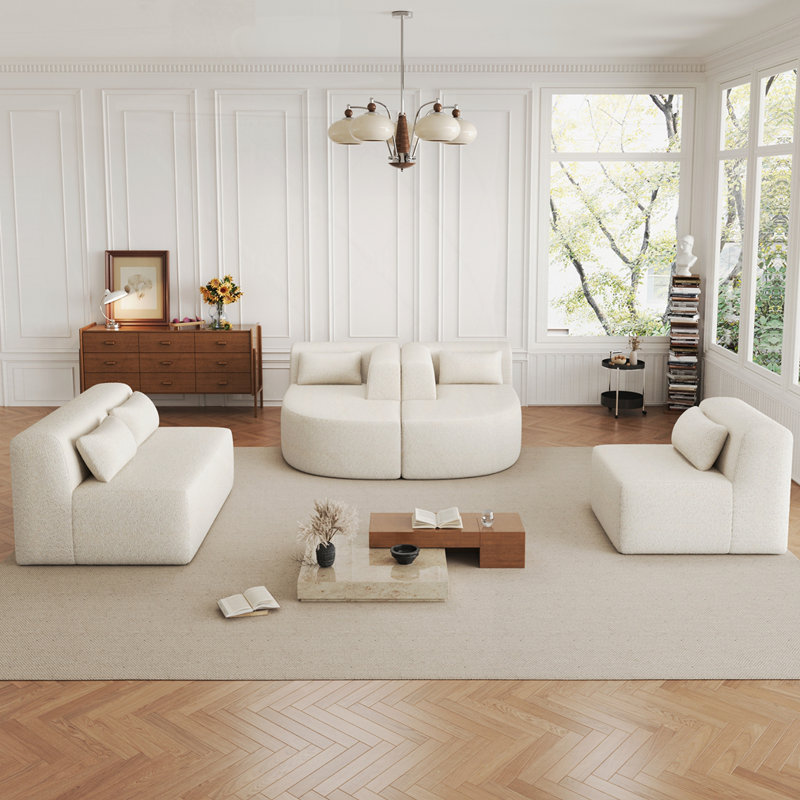 Canapé 144 po, Beige