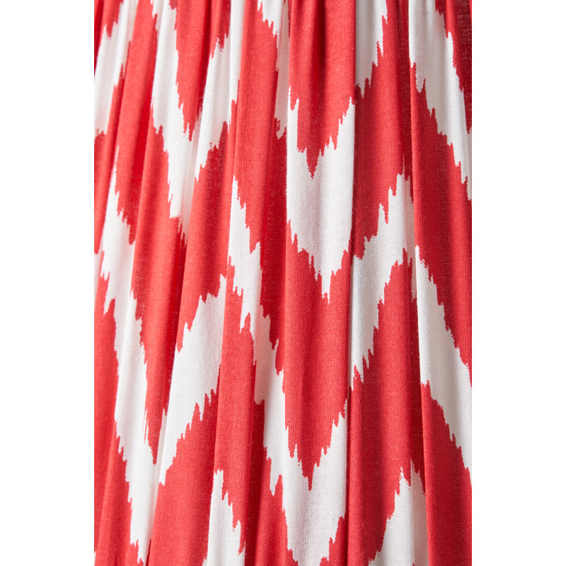 Cotton Empire Lamp Shade ( Uno ), Red, 31" H x 45" W x 45" D