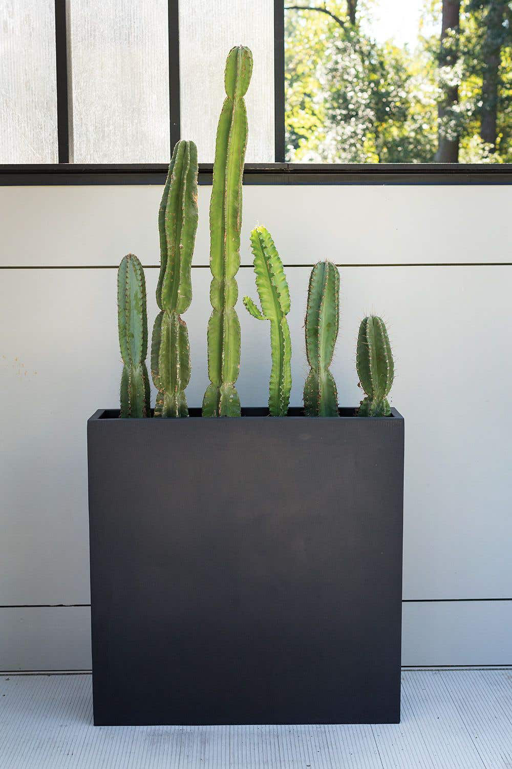 Ziva Handmade Pot Planter, 39.5" H x 39.25" W x 9.75" D