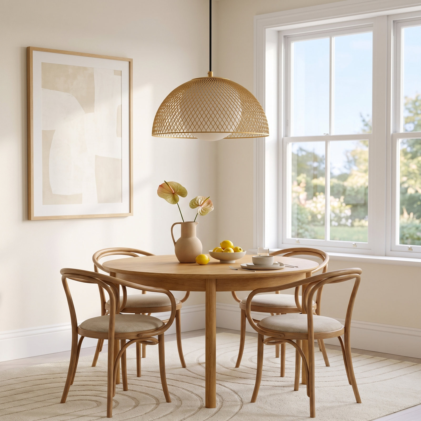 Malte Single Light Glass Steel Pendant, Gold