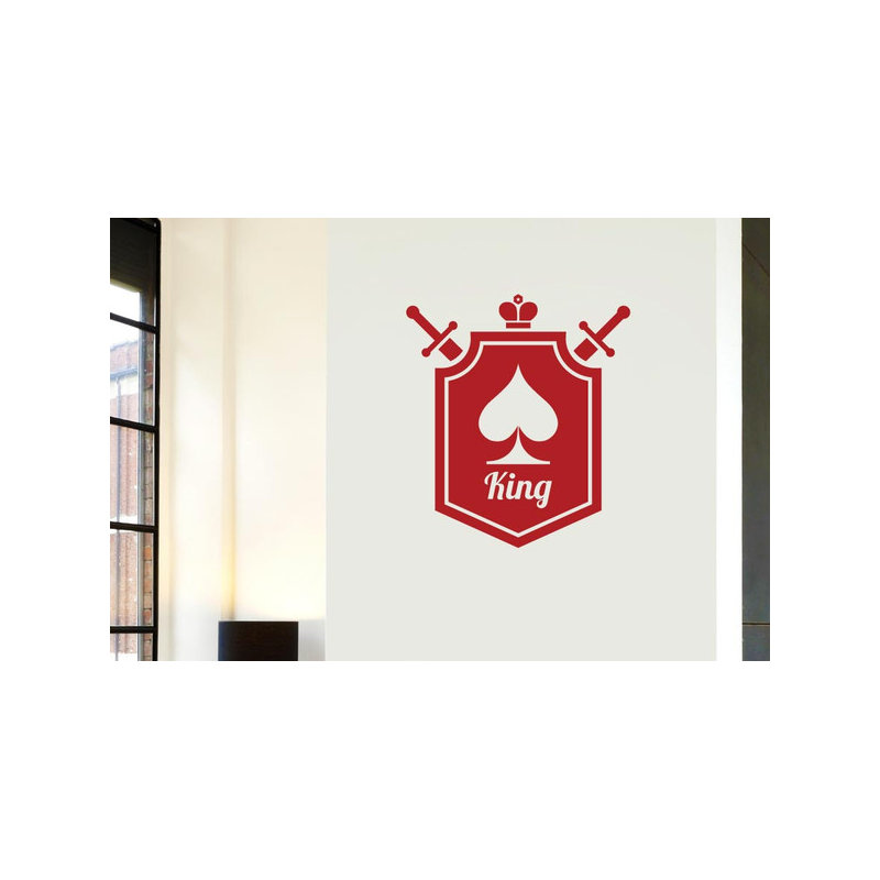 Wall Decal, Dark Red, Large