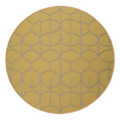 Machine Washable Trellis Brown Area Rug