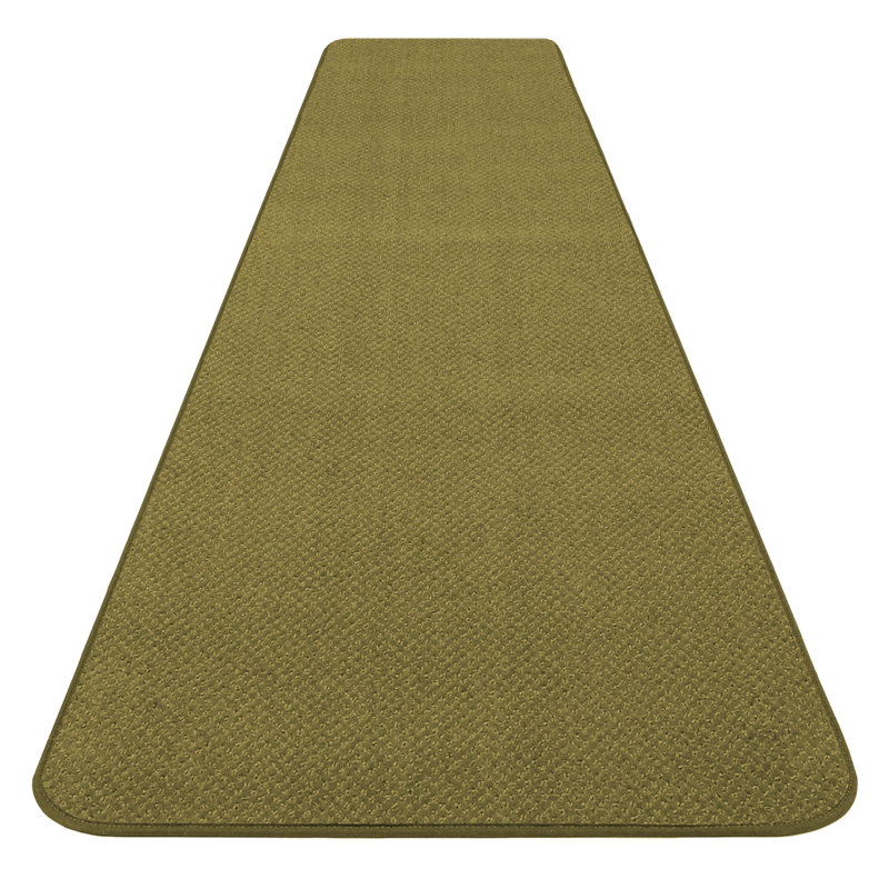 Tapis de couloir antidérapant - Vert olive - Plusieurs autres tailles au choix, Tapis de couloir : 3 pi x 10 pi